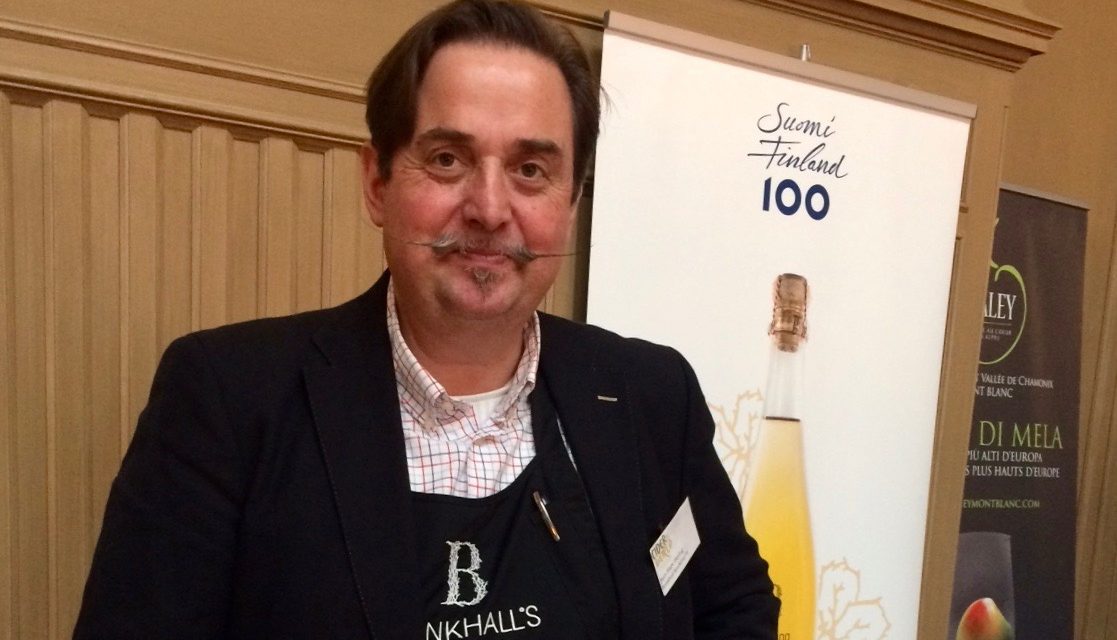 Jean-Marc Hering Cider World omenaviinimessuilla 31.3.2019