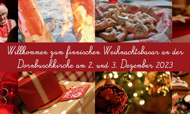 Joulumarkkinat Weihnachtsbasar Christmas Market 2.-3.12.2023 Frankfurt