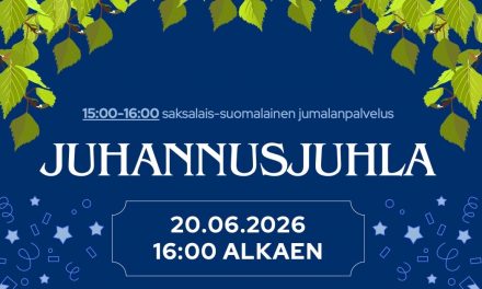 JUHANNUSJUHLA – SAVE THE DATE 20.06.2026 Frankfurt