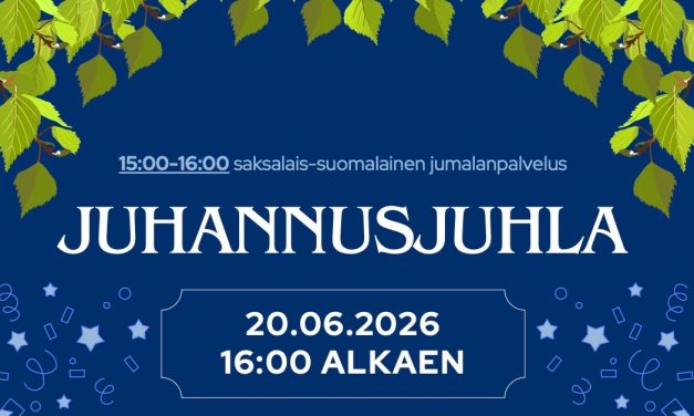 JUHANNUSJUHLA – MITTSOMMERFEST 20.06.2026 Frankfurt