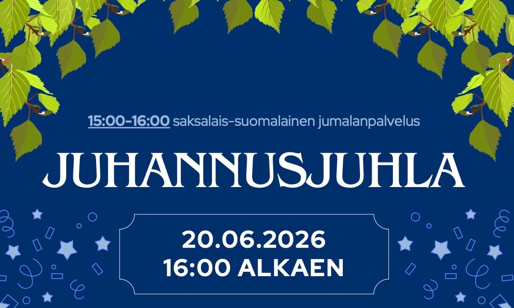 JUHANNUSJUHLA – SAVE THE DATE 20.06.2026 Frankfurt