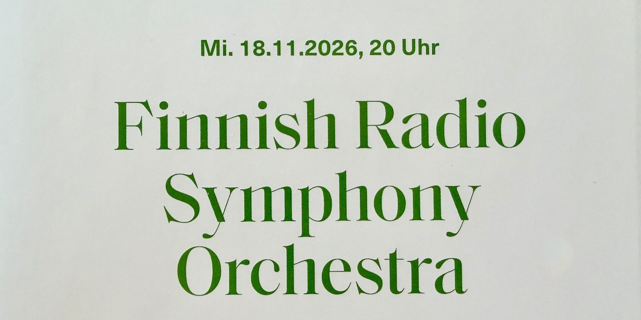 Klassikkonzert Finnish Radio Symphony Orchestra 18.11.2026 Frankfurt